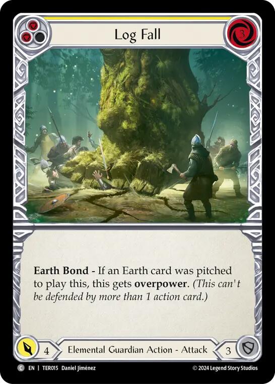 Log Fall (Yellow) [TER015] (1st Strike) | Boutique FDB TCG