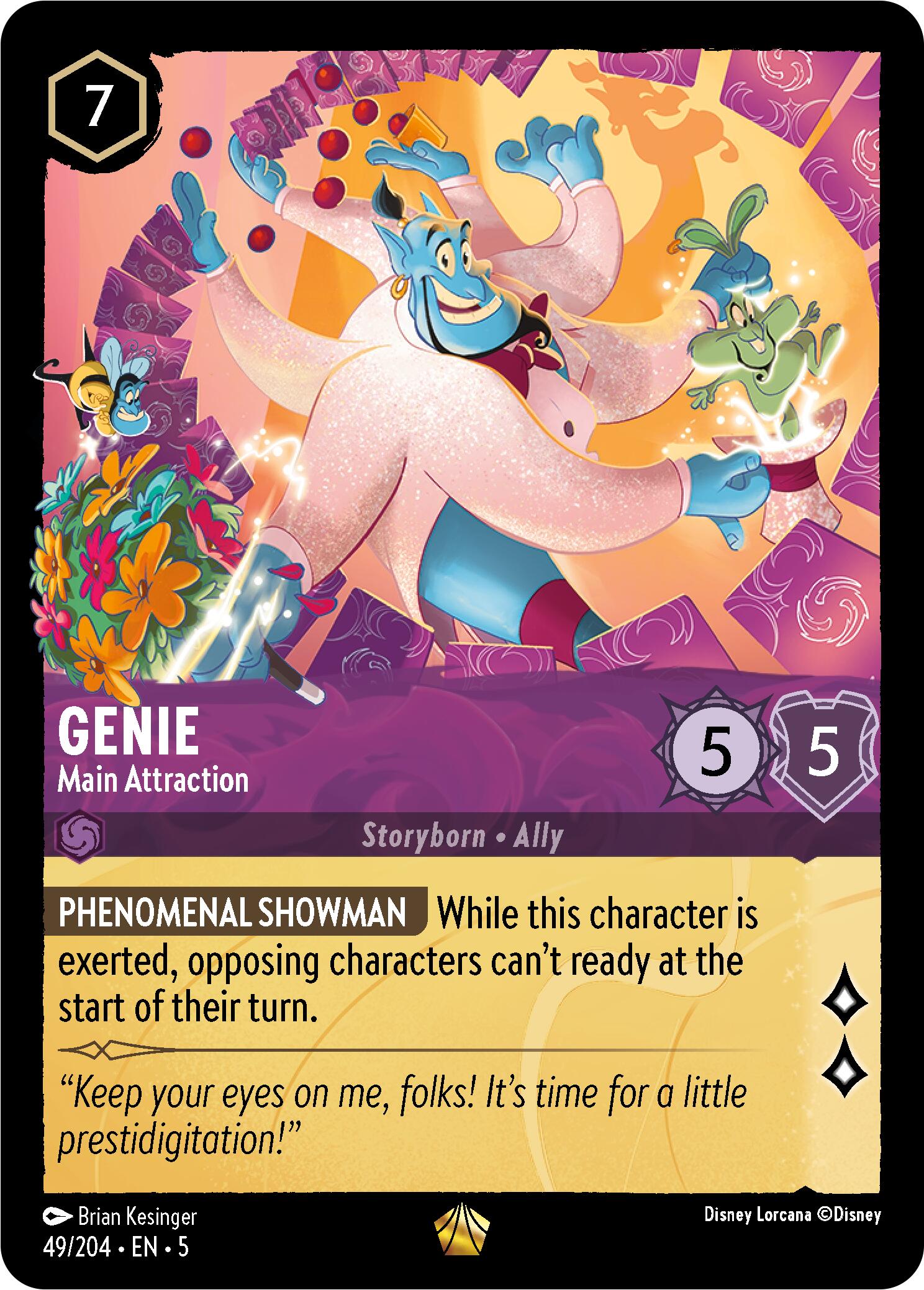 Genie - Main Attraction (49/204) [Shimmering Skies] | Boutique FDB TCG