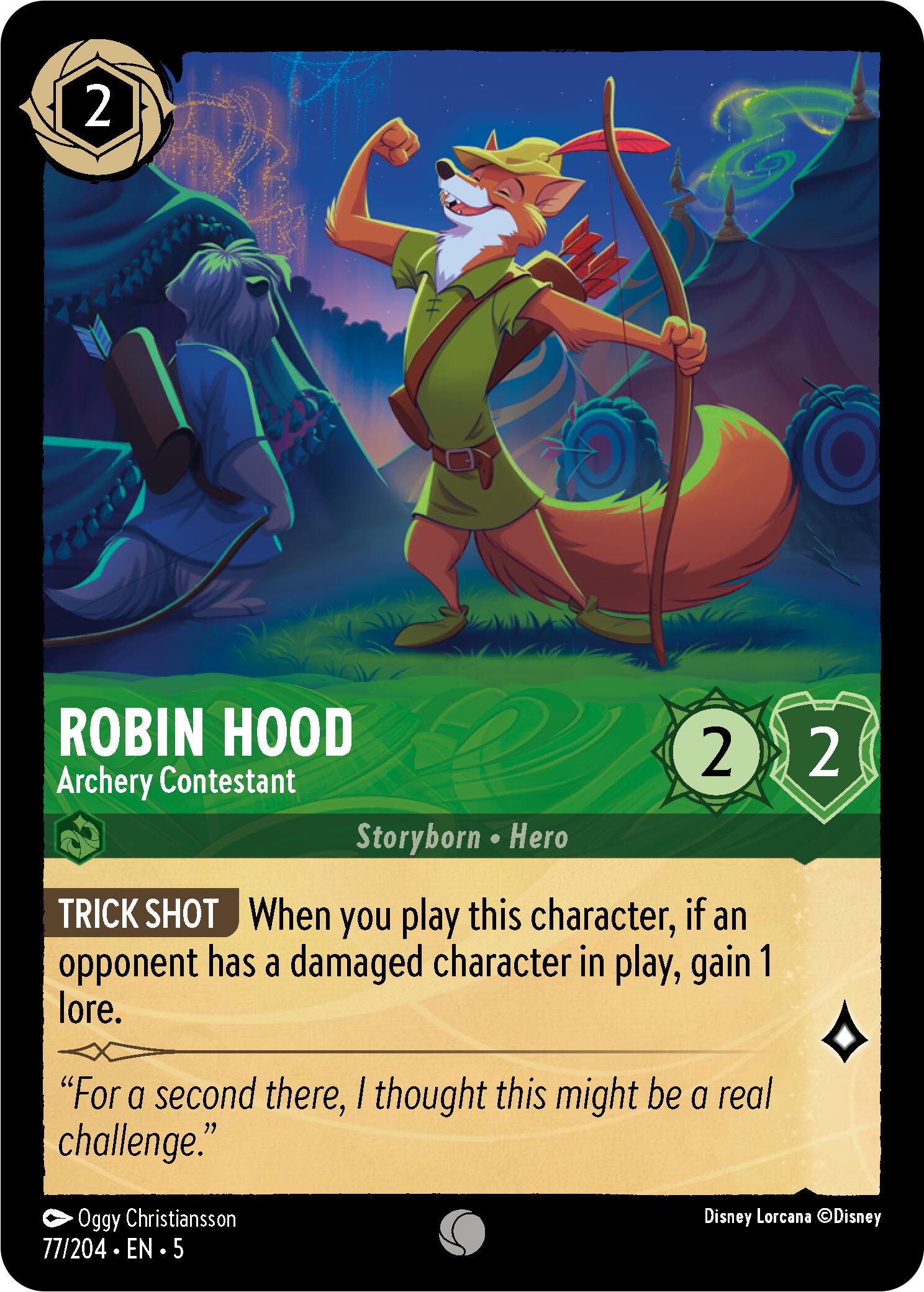 Robin Hood - Archery Contestant (77/204) [Shimmering Skies] | Boutique FDB TCG