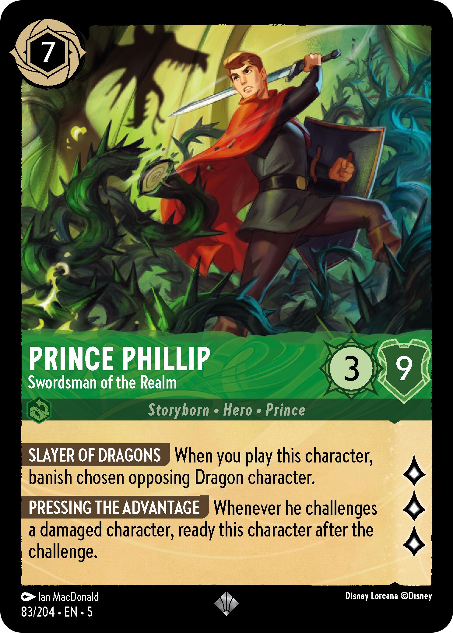 Prince Phillip - Swordsman of the Realm (83/204) [Shimmering Skies] | Boutique FDB TCG