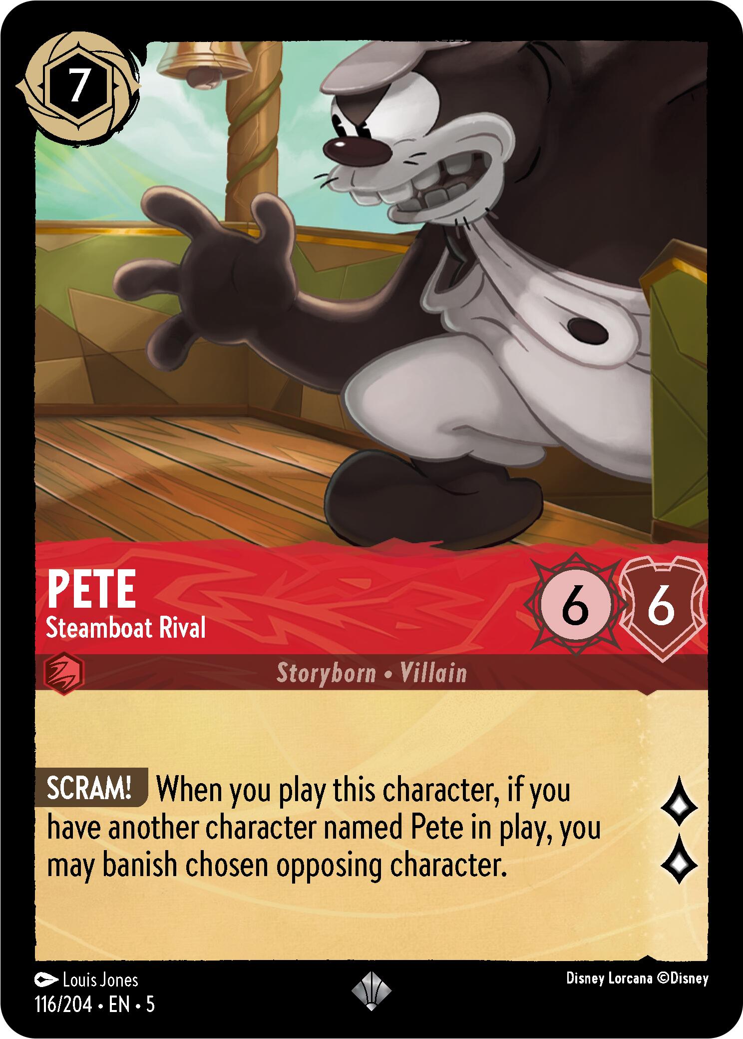 Pete - Steamboat Rival (116/204) [Shimmering Skies] | Boutique FDB TCG