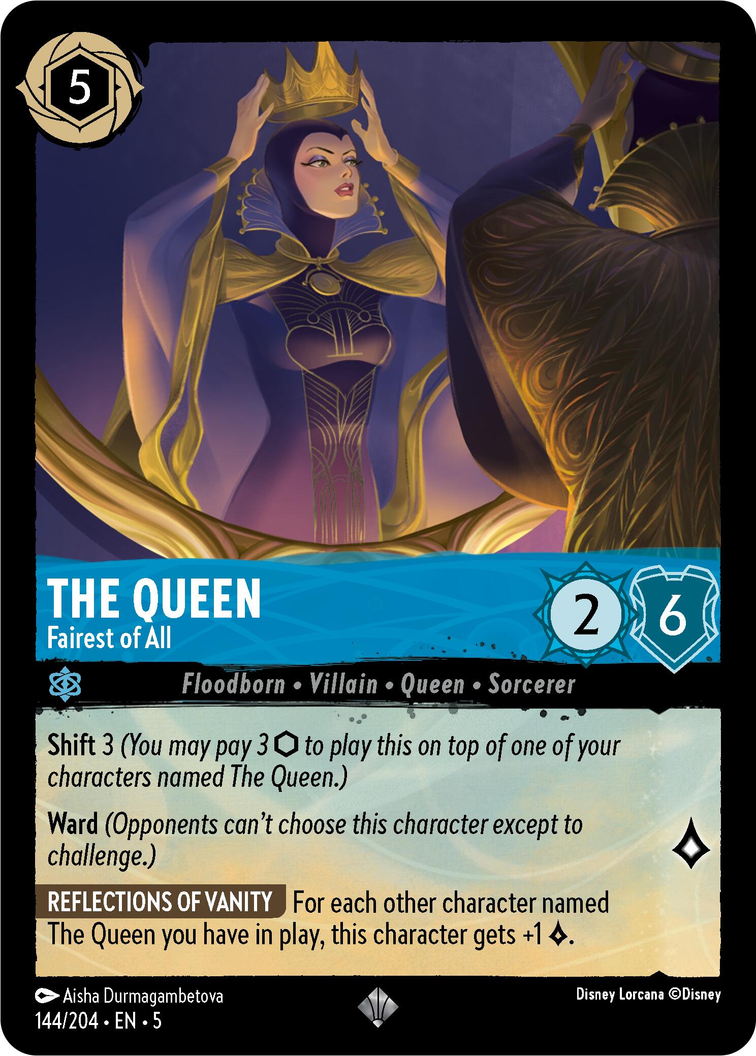 The Queen - Fairest of All (144/204) [Shimmering Skies] | Boutique FDB TCG