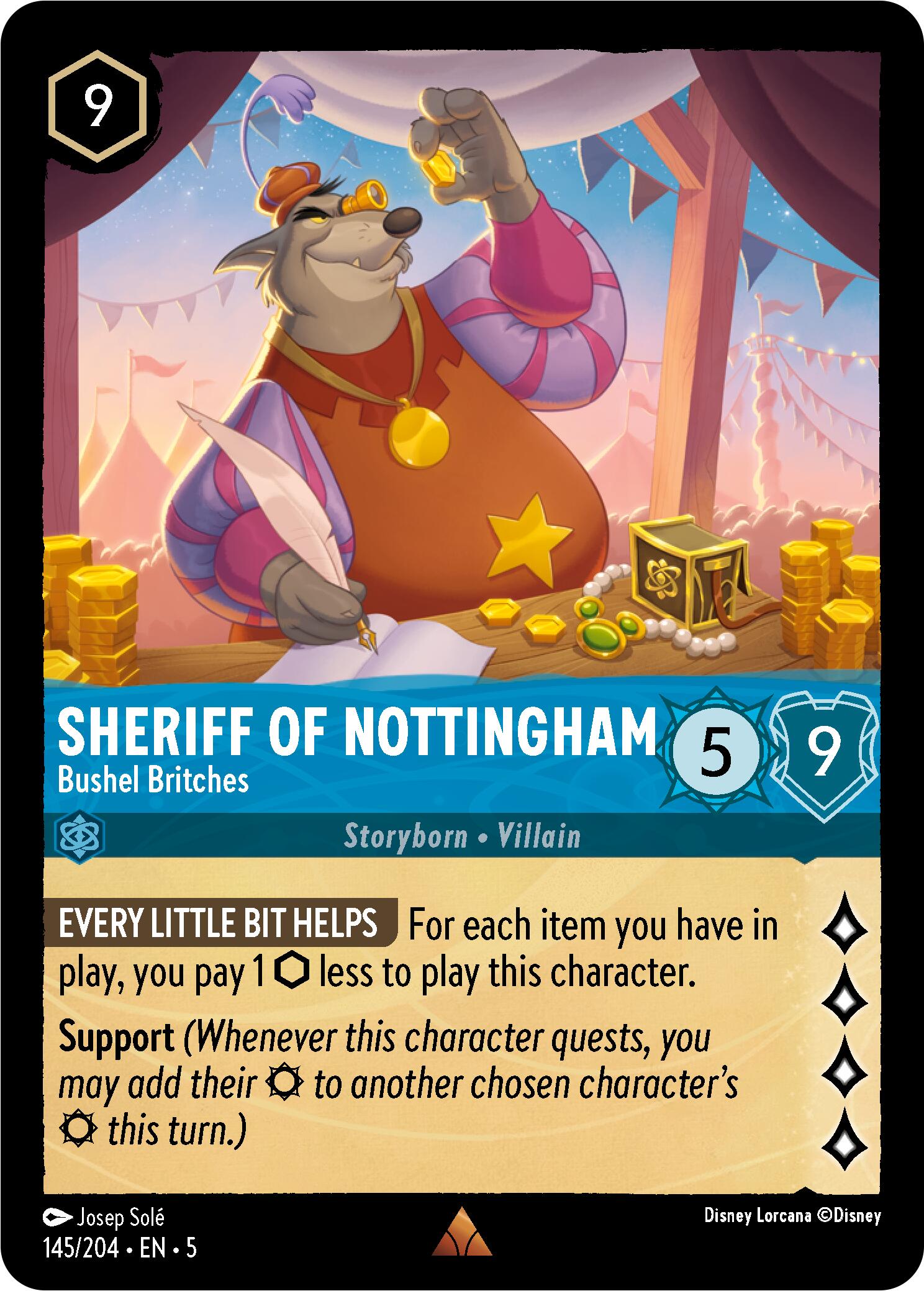 Sheriff of Nottingham - Bushel Britches (145/204) [Shimmering Skies] | Boutique FDB TCG