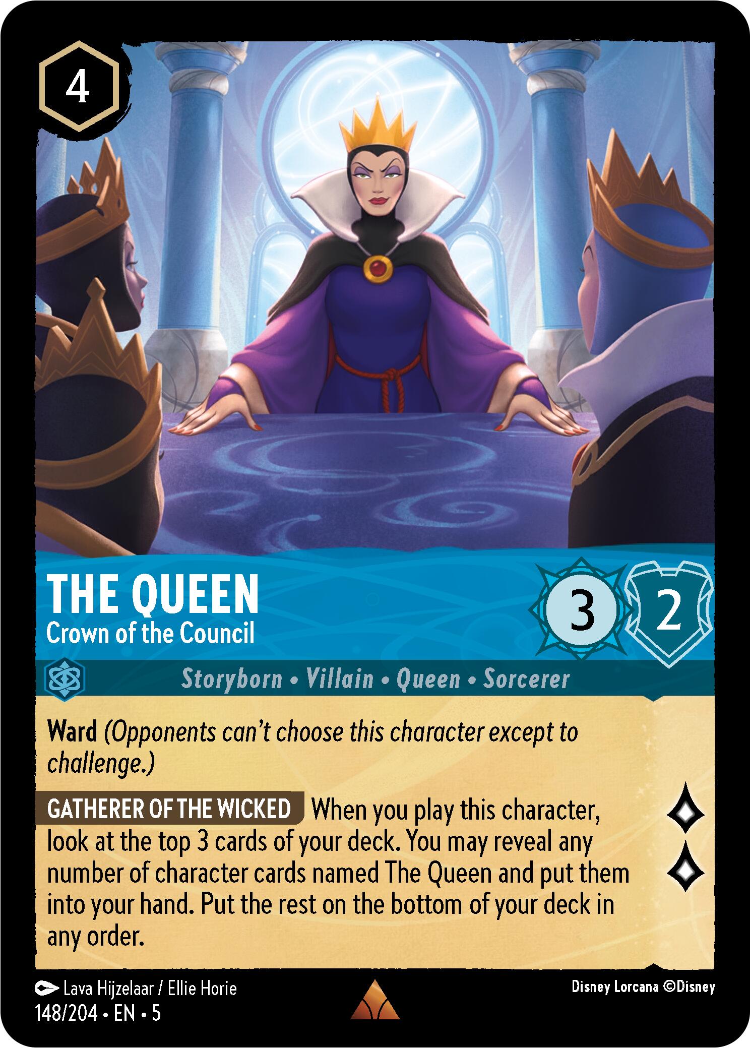 The Queen - Crown of the Council (148/204) [Shimmering Skies] | Boutique FDB TCG