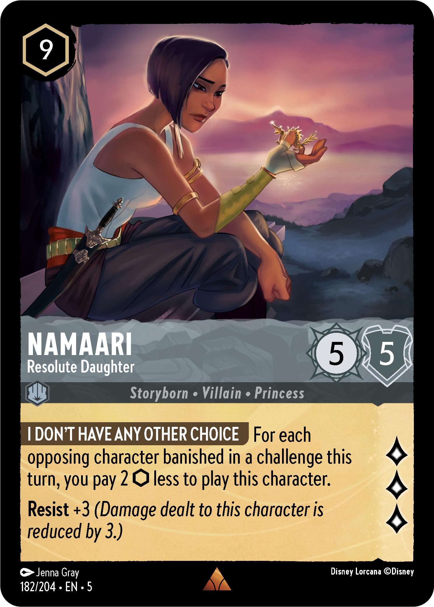 Namaari - Resolute Daughter (182/204) [Shimmering Skies] | Boutique FDB TCG