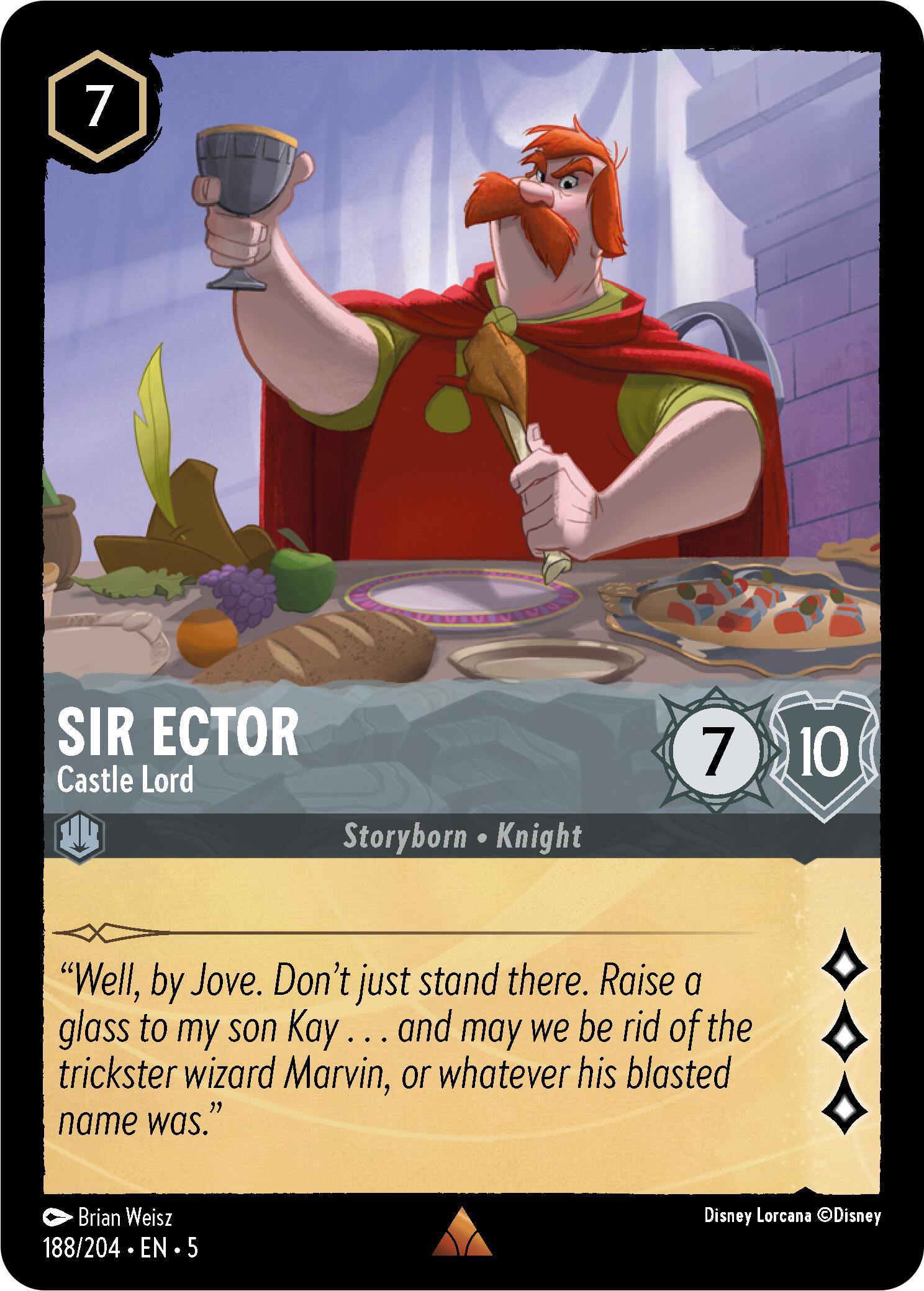 Sir Ector - Castle Lord (188/204) [Shimmering Skies] | Boutique FDB TCG