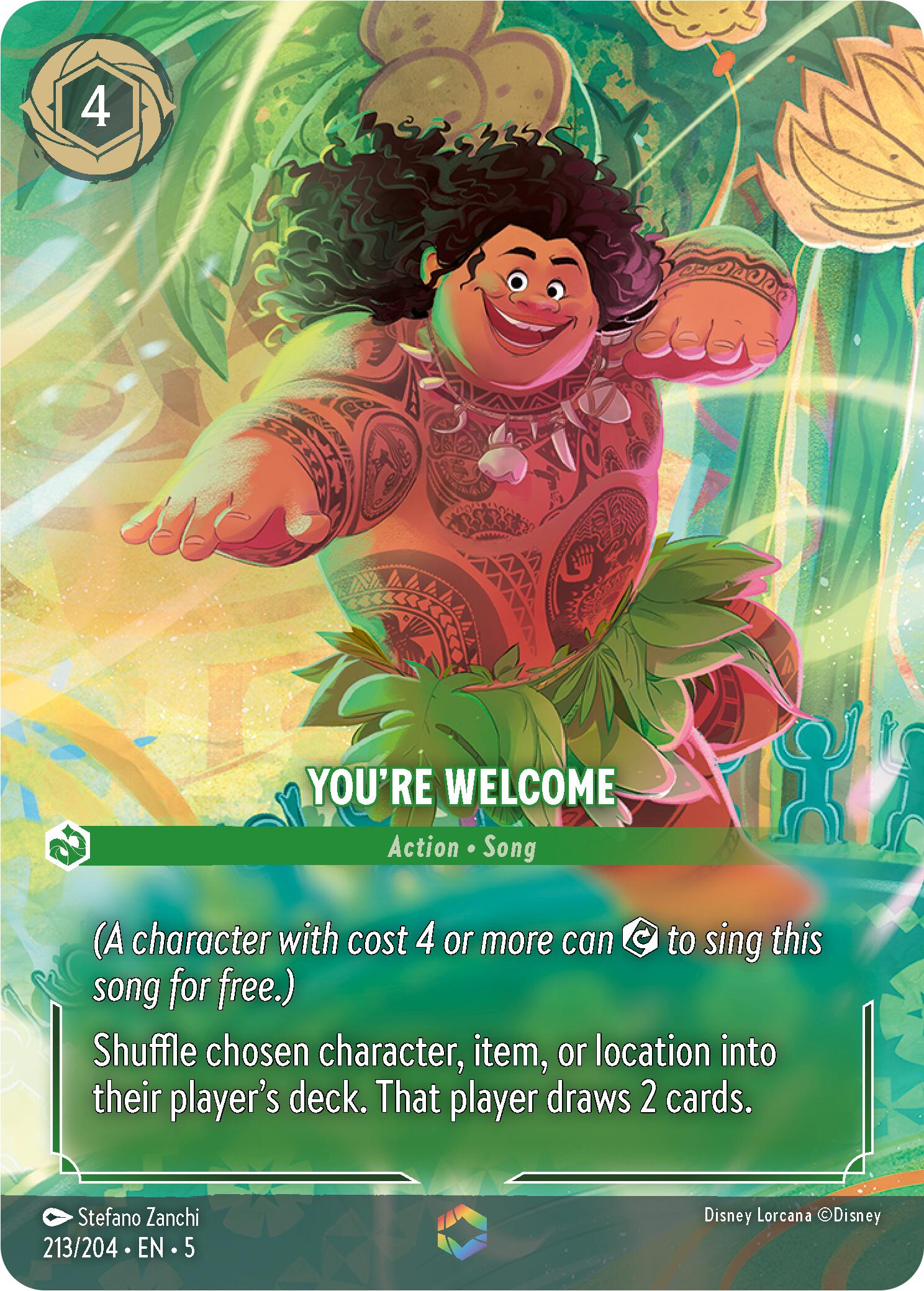 You're Welcome (Enchanted) (213/204) [Shimmering Skies] | Boutique FDB TCG