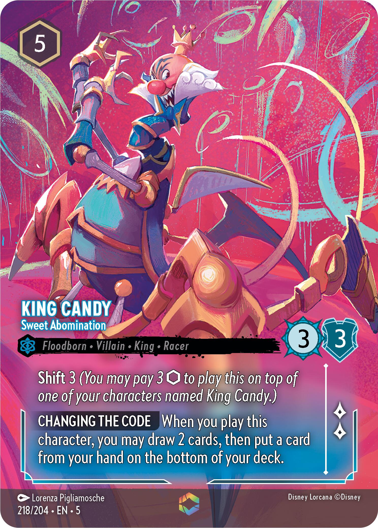 King Candy - Sweet Abomination (Enchanted) (218/204) [Shimmering Skies] | Boutique FDB TCG