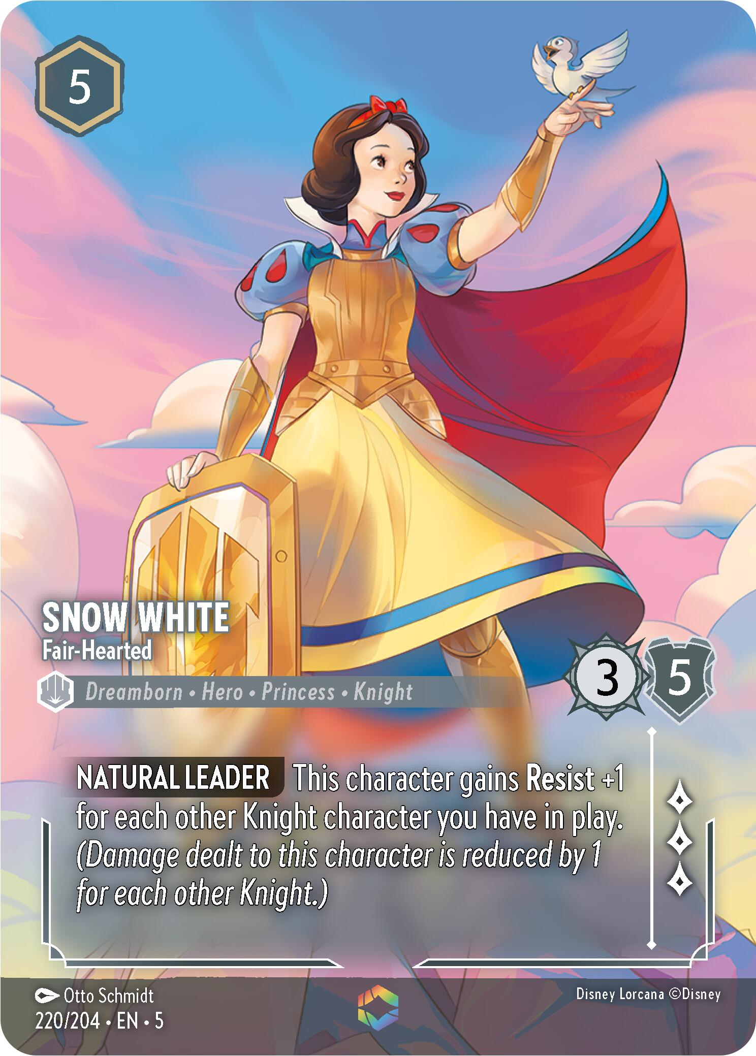 Snow White - Fair-Hearted (Enchanted) (220/204) [Shimmering Skies] | Boutique FDB TCG