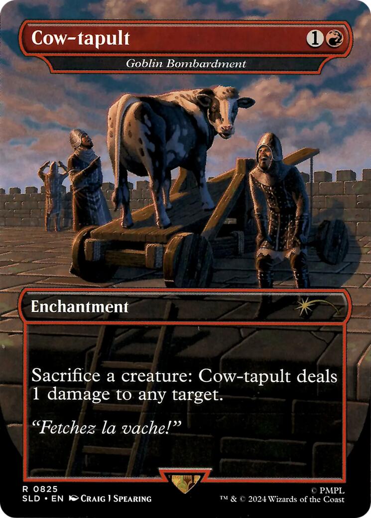 Cow-tapult - Goblin Bombardment [Secret Lair Drop Series] | Boutique FDB TCG