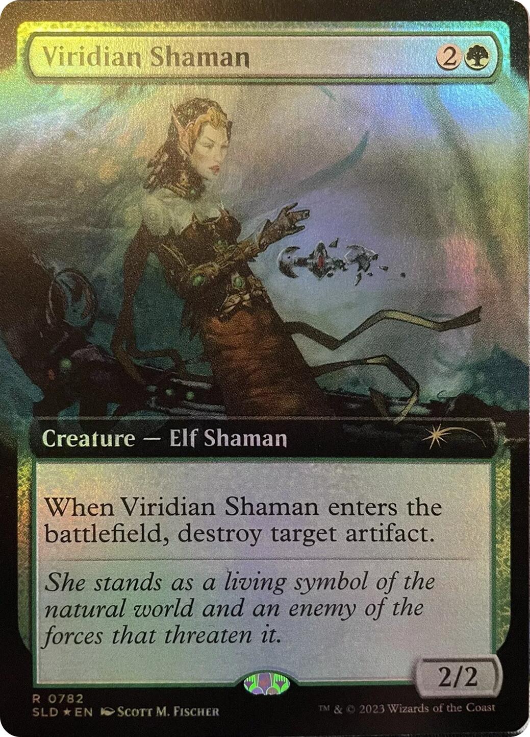 Viridian Shaman (Extended Art) [Secret Lair Drop Series] | Boutique FDB TCG