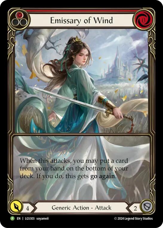 Emissary of Wind [LGS303] (Promo)  Rainbow Foil | Boutique FDB TCG