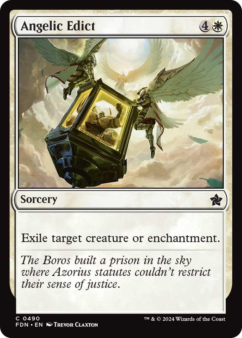 Angelic Edict [Foundations] | Boutique FDB TCG