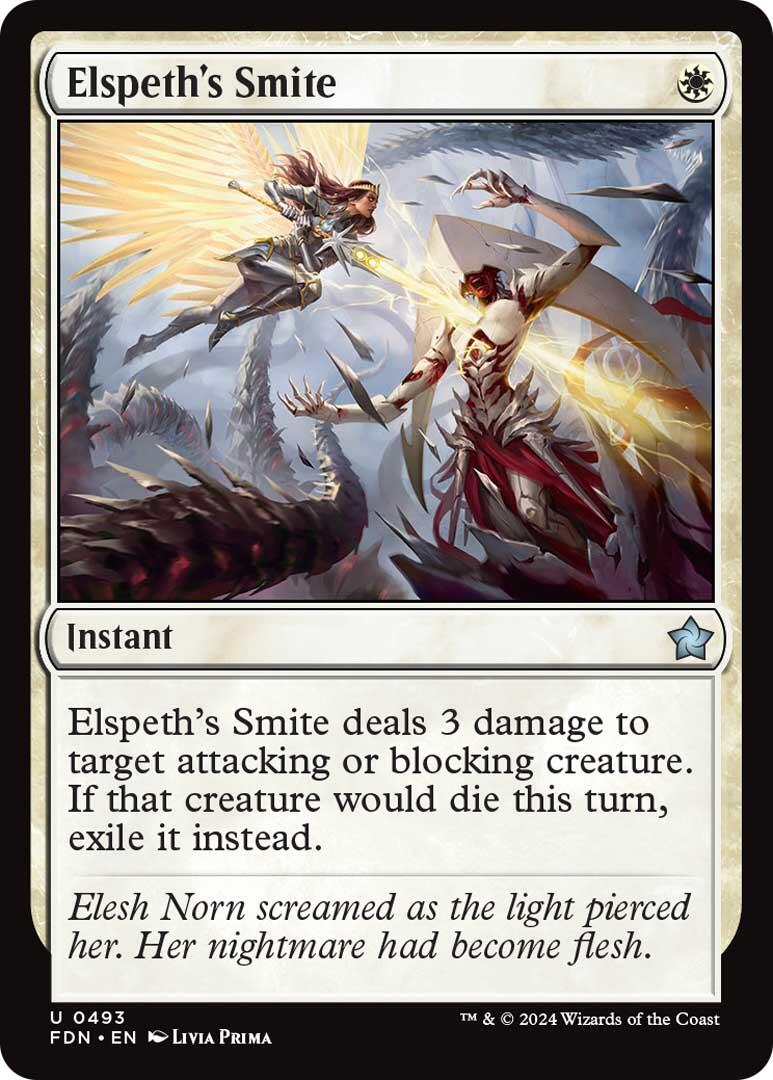 Elspeth's Smite [Foundations] | Boutique FDB TCG