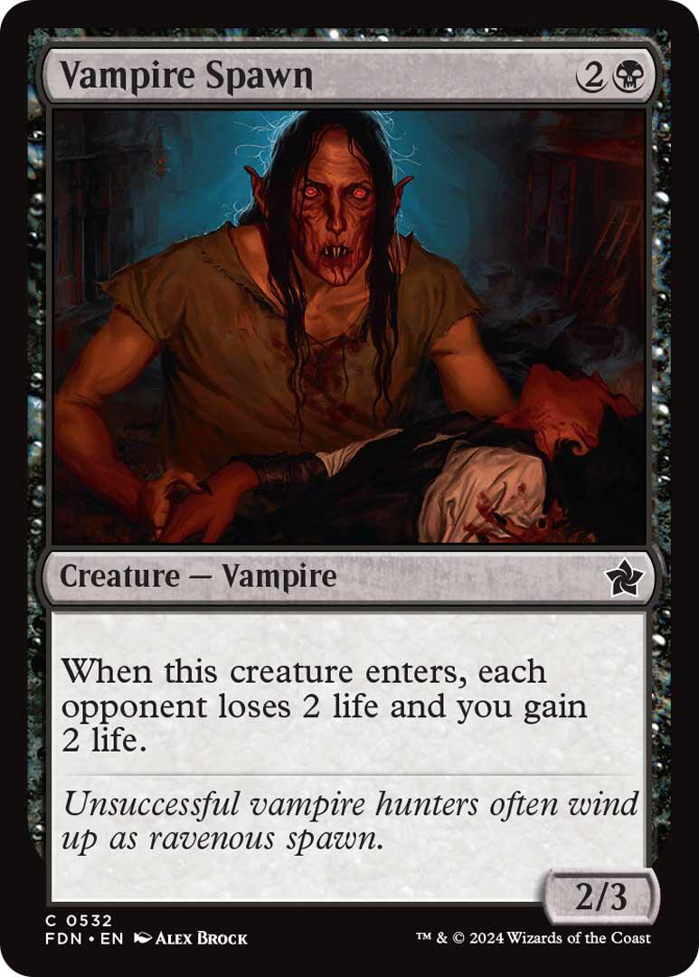 Vampires Deck Theme Card [Foundations] | Boutique FDB TCG