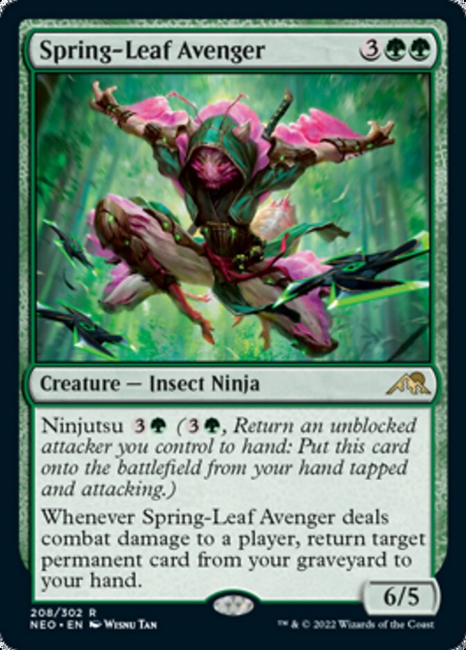 Spring-Leaf Avenger [Kamigawa: Neon Dynasty] | Boutique FDB TCG