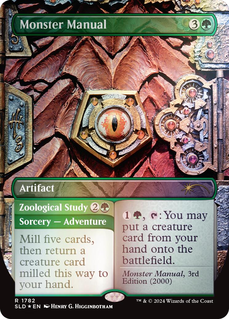 Monster Manual (Rainbow Foil) [Secret Lair Drop Series] | Boutique FDB TCG