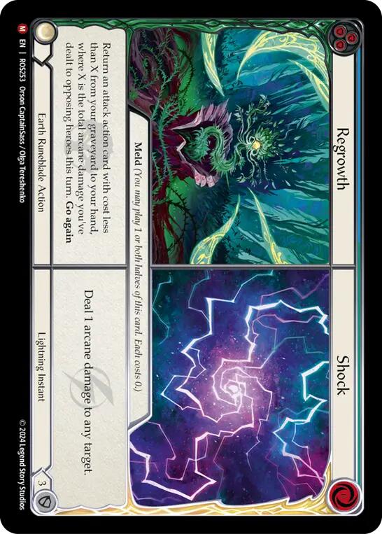 Regrowth // Shock [ROS253] (Rosetta)  Rainbow Foil | Boutique FDB TCG