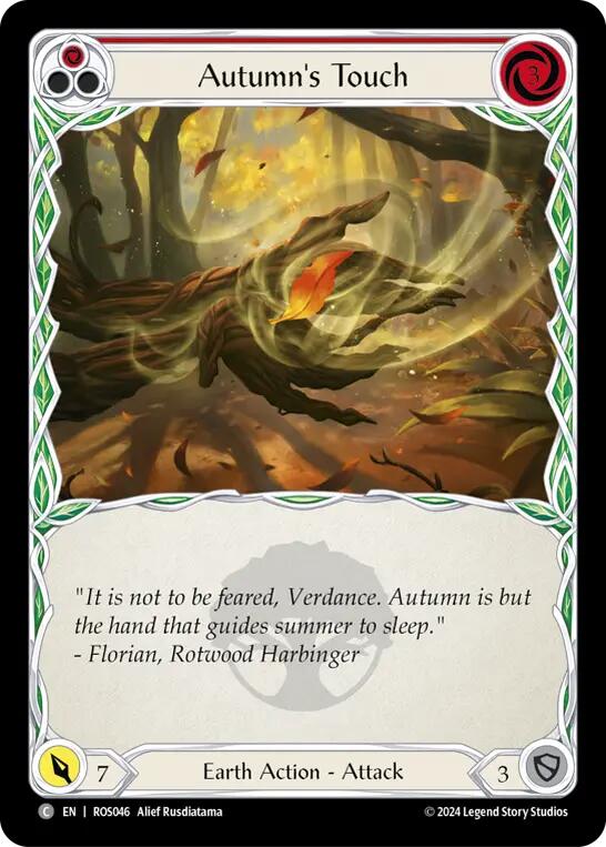 Autumn's Touch (Red) [ROS046] (Rosetta) | Boutique FDB TCG