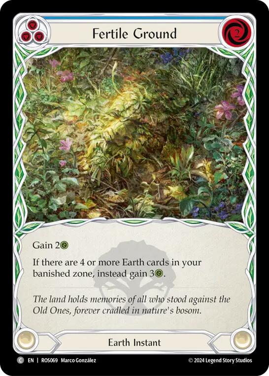 Fertile Ground (Blue) [ROS069] (Rosetta) | Boutique FDB TCG