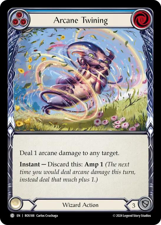 Arcane Twining (Blue) [ROS188] (Rosetta) | Boutique FDB TCG