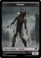 Zombie // Energy Reserve Double-Sided Token [Modern Horizons 3 Tokens] | Boutique FDB TCG