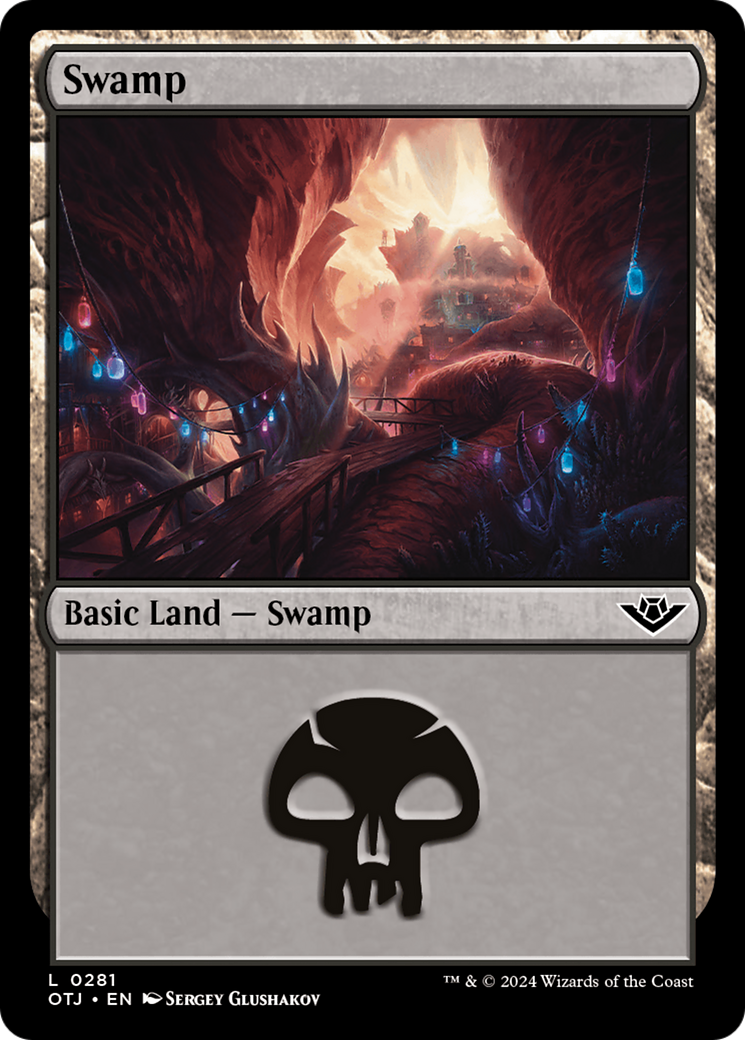 Swamp (0281) [Outlaws of Thunder Junction] | Boutique FDB TCG