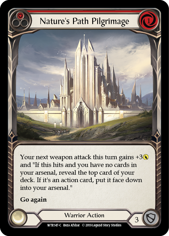 Nature's Path Pilgrimage (Red) [WTR147-C] (Welcome to Rathe)  Alpha Print Normal | Boutique FDB TCG