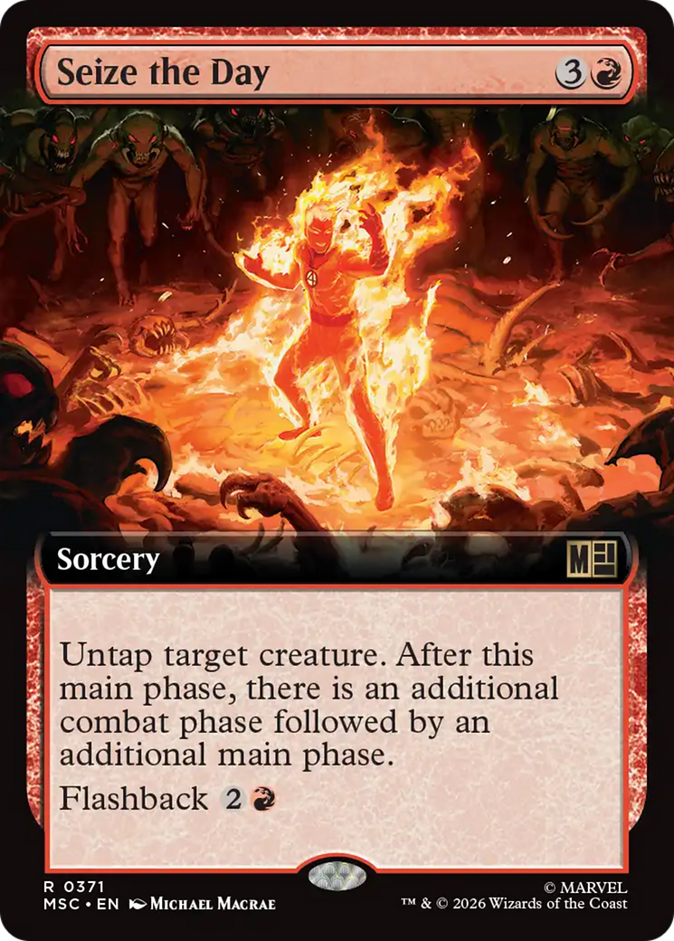 Seize the Day (Extended Art) [Marvel Super Heroes Commander] | Boutique FDB TCG