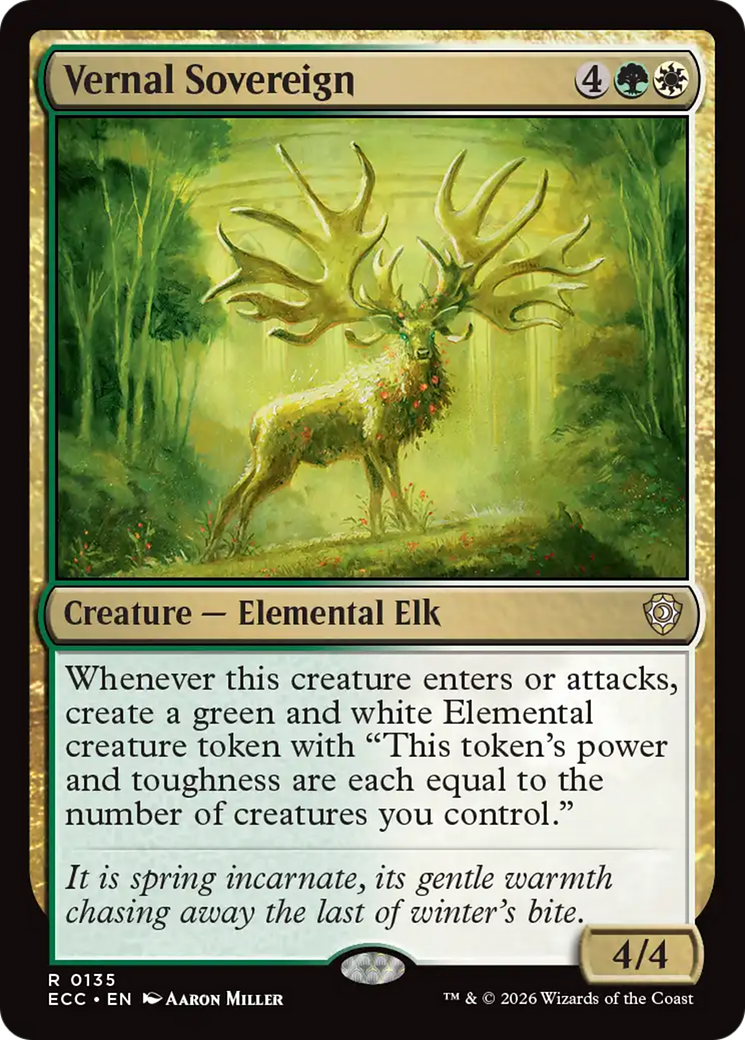 Vernal Sovereign [Lorwyn Eclipsed Commander] | Boutique FDB TCG