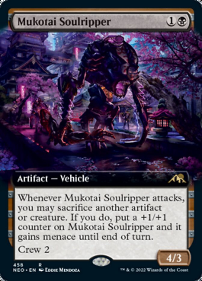 Mukotai Soulripper (Extended Art) [Kamigawa: Neon Dynasty] | Boutique FDB TCG