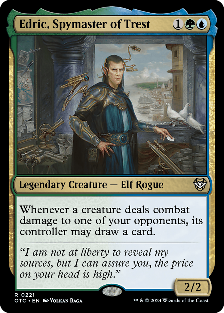 Edric, Spymaster of Trest [Outlaws of Thunder Junction Commander] | Boutique FDB TCG