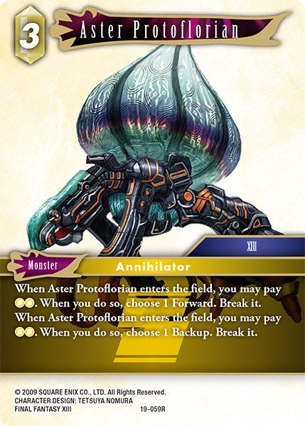 Aster Protoflorian [From Nightmares] | Boutique FDB TCG