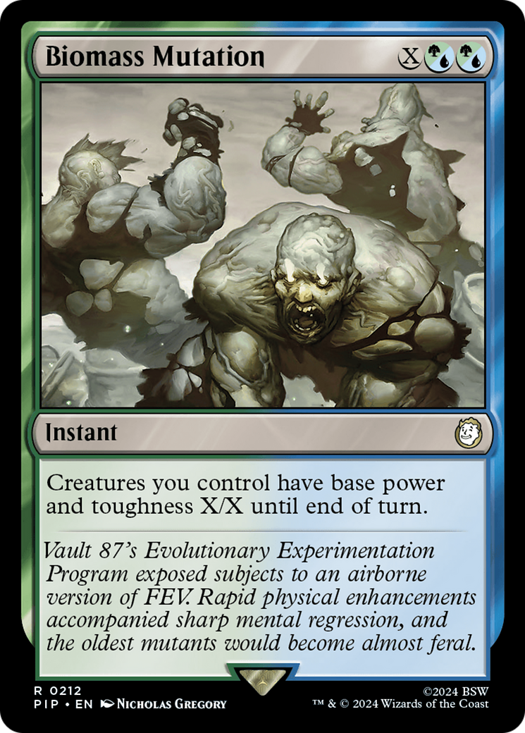 Biomass Mutation [Fallout] | Boutique FDB TCG