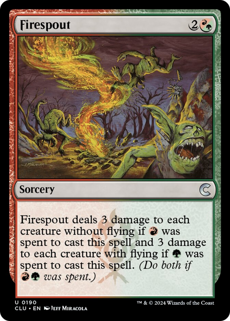 Firespout [Ravnica: Clue Edition] | Boutique FDB TCG