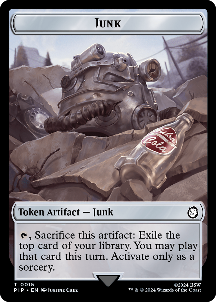 Junk // Copy Double-Sided Token [Fallout Tokens] | Boutique FDB TCG