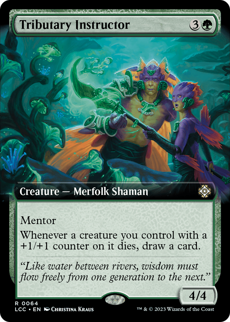 Tributary Instructor (Extended Art) [The Lost Caverns of Ixalan Commander] | Boutique FDB TCG