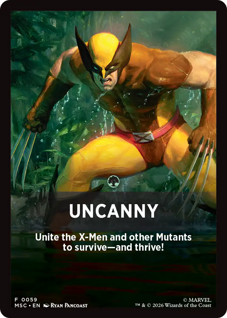 Uncanny Theme Card [Marvel Super Heroes Commander] | Boutique FDB TCG