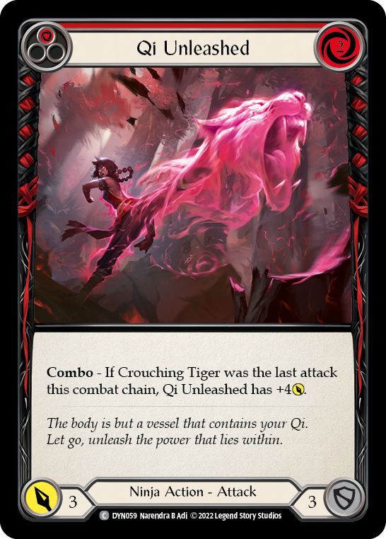 Qi Unleashed (Red) [DYN059] (Dynasty) | Boutique FDB TCG