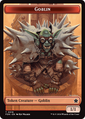 Goblin // Treasure Double-Sided Token [Foundations Tokens] | Boutique FDB TCG