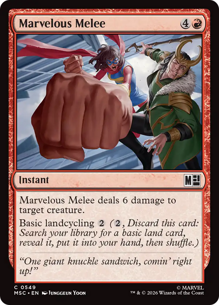 Marvelous Melee [Marvel Super Heroes Commander] | Boutique FDB TCG