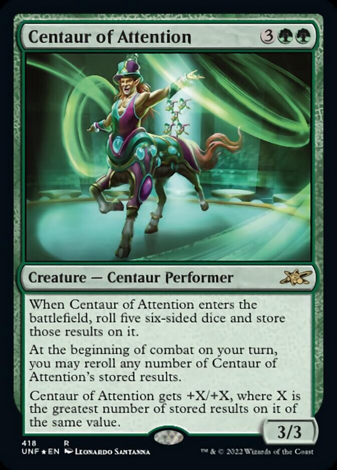 Centaur of Attention (Galaxy Foil) [Unfinity] | Boutique FDB TCG