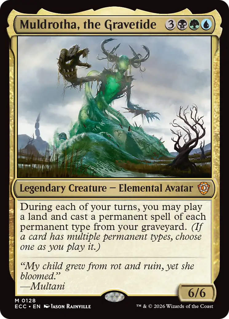 Muldrotha, the Gravetide [Lorwyn Eclipsed Commander] | Boutique FDB TCG