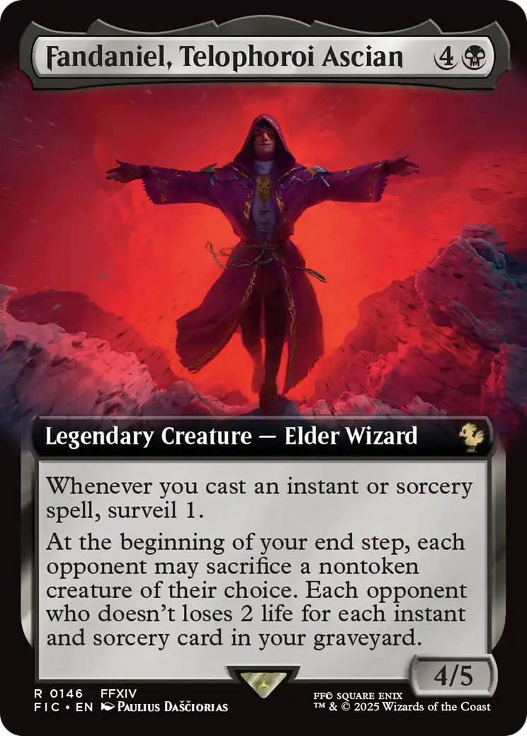 Fandaniel, Telophoroi Ascian (Extended Art) [FINAL FANTASY Commander] | Boutique FDB TCG