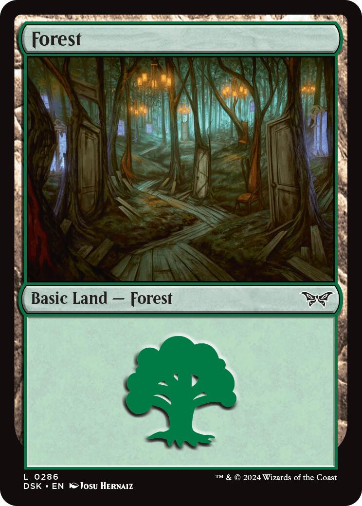 Forest (0286) [Duskmourn: House of Horror] | Boutique FDB TCG