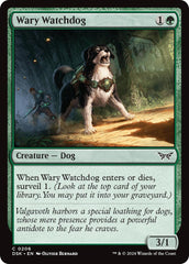 Wary Watchdog [Duskmourn: House of Horror] | Boutique FDB TCG