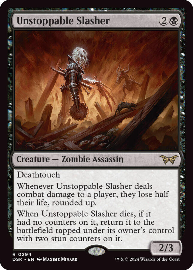 Unstoppable Slasher (0294) [Duskmourn: House of Horror] | Boutique FDB TCG