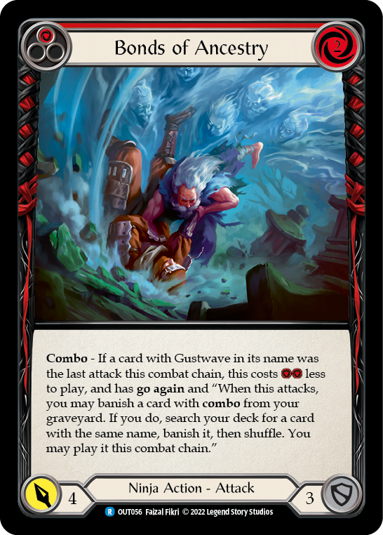 Bonds of Ancestry (Red) [OUT056] (Outsiders) | Boutique FDB TCG