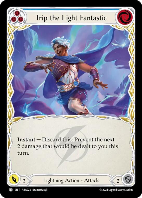 Trip the Light Fantastic (Blue) [ARA023] (Rosetta Aurora Blitz Deck) | Boutique FDB TCG