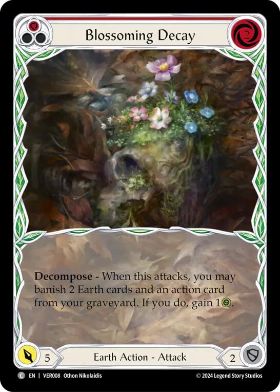 Blossoming Decay (Red) [VER008] (Rosetta Verdance Blitz Deck) | Boutique FDB TCG